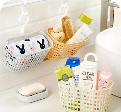北歐掛式收納籃 高效利用空間的廚房與浴室儲物解決方案